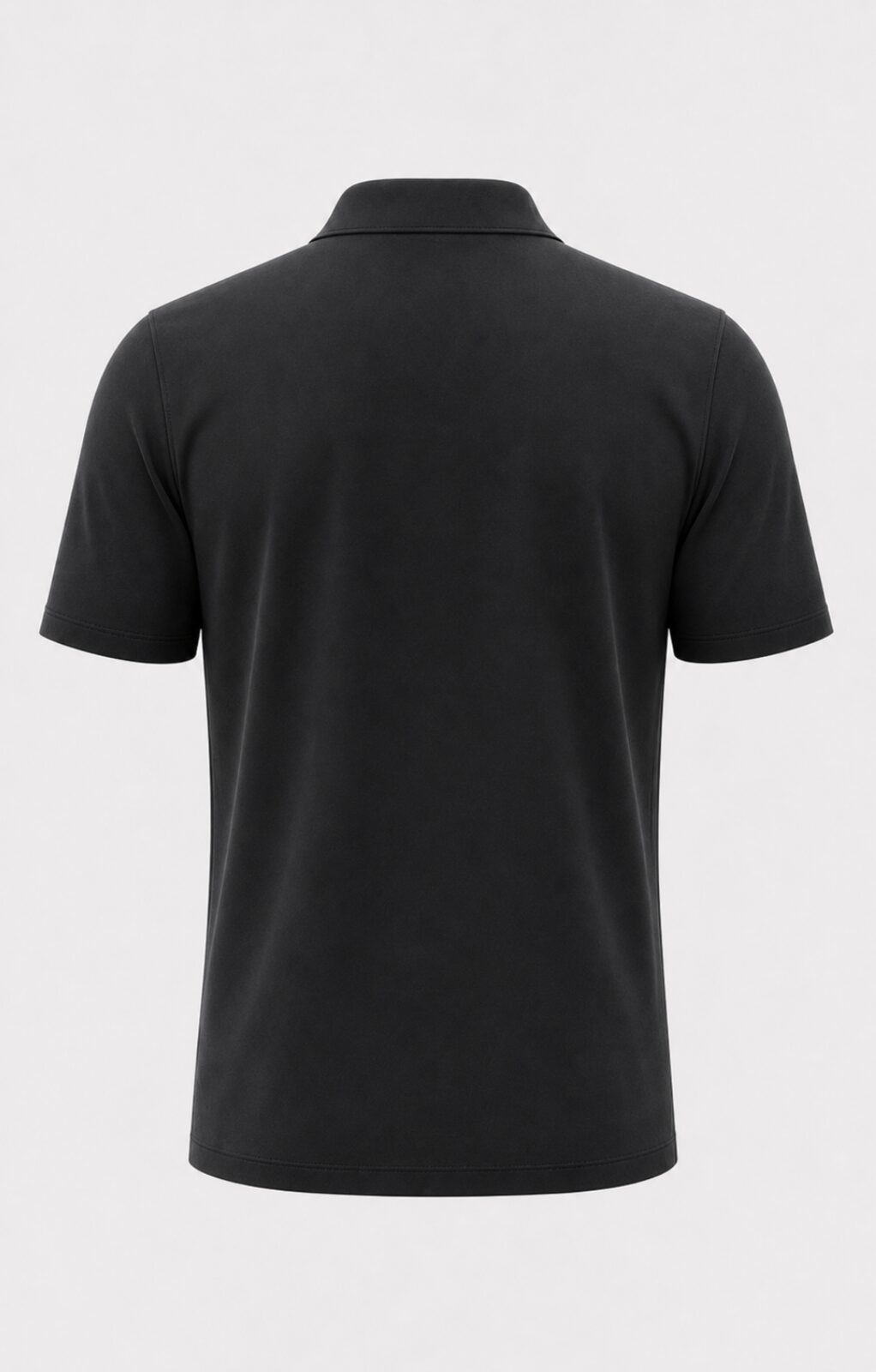 Diolo Baseline Polo in black — detail
