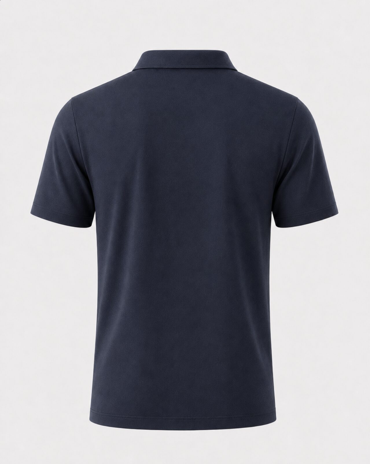 Diolo Baseline Polo in navy — detail