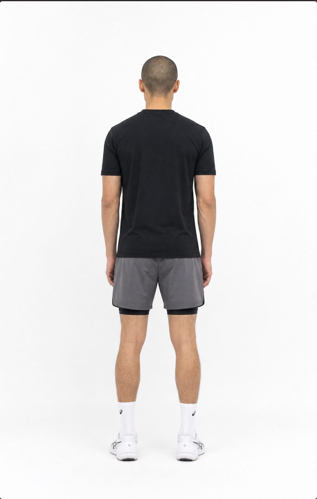 Diolo Tempo Short in grey — detail