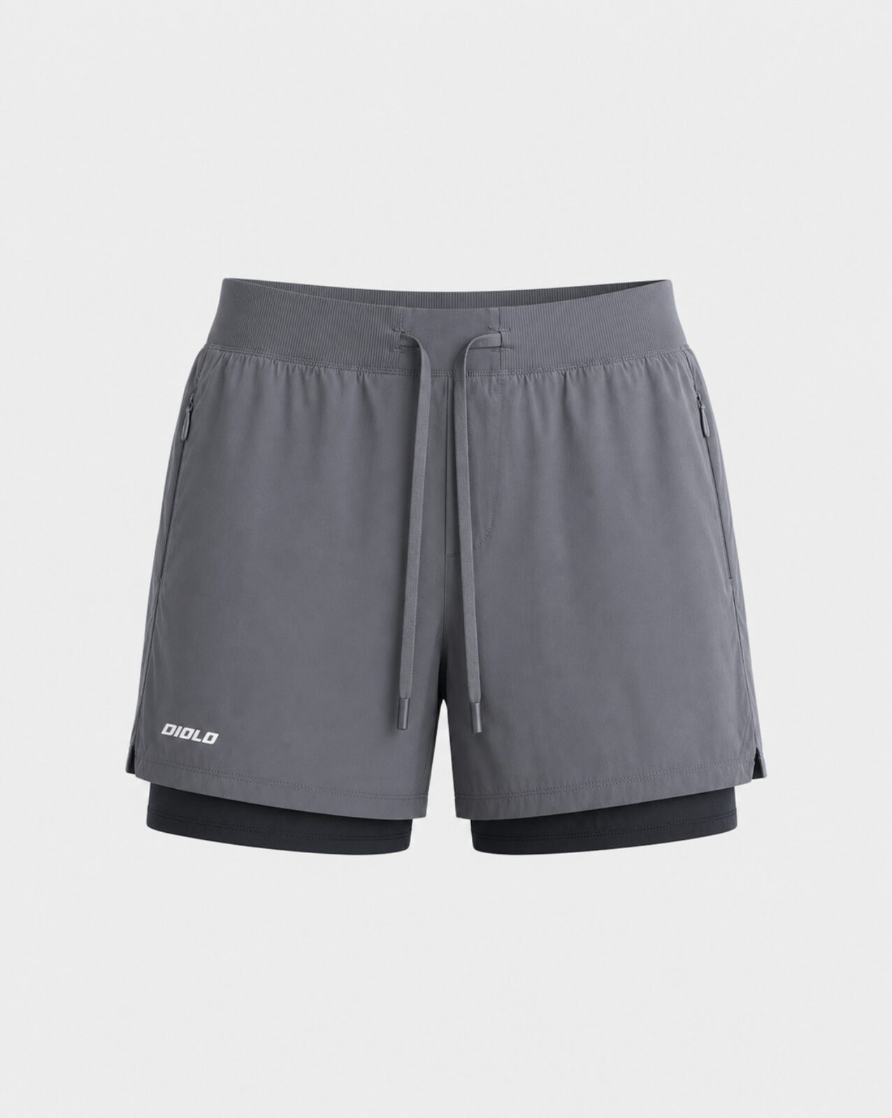 Diolo Tempo Short in grey — detail